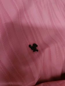 Pink Silk Full Hands Shirts