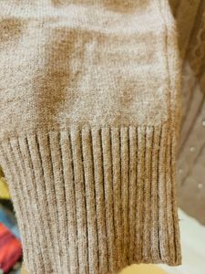Beige Woolen Top