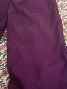 Wine Red Jumpsuit &amp; Top Set