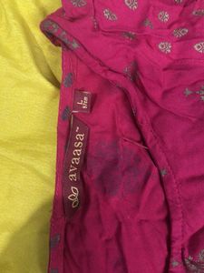 Traditional Magenta Kurta Dress
