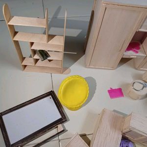 Handmade Wooden Dollhouse Furniture