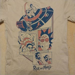 Rick And Morty Aw Geez Oversized Tshirt