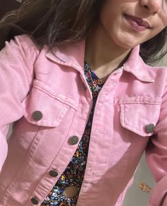 Pink Denim Jacket
