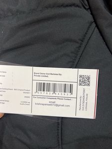 Black Hooded Winter Jacket