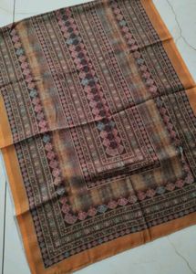Brown Plaid Kurta Set ( winter suit)