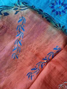 Elegant Embroidered Saree