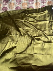 Satin Olive Green Cloth Pice