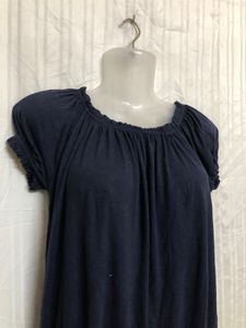 Blue Short Sleeve Top