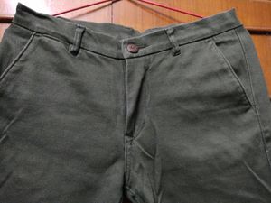 Boys Jeans, Bottle Green Colour, Branded Jeans In Perfect Condition.