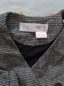 Zara Baby Houndstooth Dress