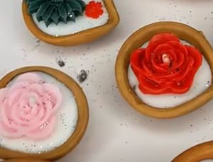 Eco Friendly Diwali Diya Candles - Set Of 5