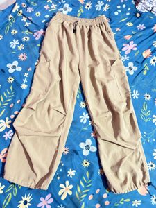 Beige Cargo Pants