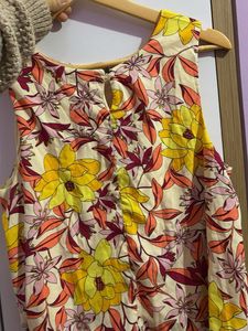 Floral Sleeveless Top