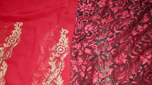 Elegant Red Saree
