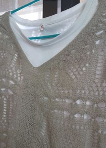 Crochet Knit Top