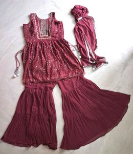 Festive Wear Sharara Suit Set