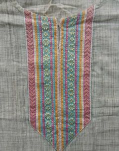 Kurti| Grey A Line Kurti With Embroidery 🪡