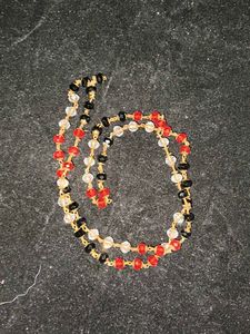 Beaded Color Accent Necklace
