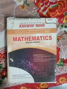 Mathematics Answer Bank