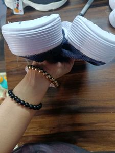 Blue Knit Slip-On Sneakers