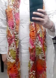 Colorful Knitted Scarf
