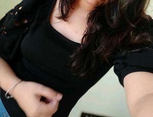Black Textured Top