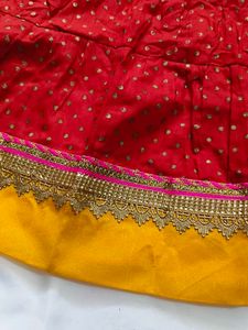 Red Ethnic Girls Clothing Set