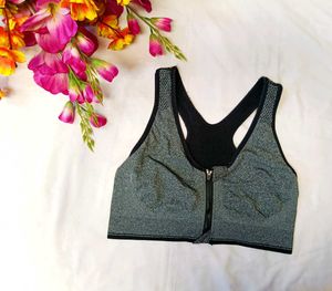 🇳🇿💫💗 Imported Gray Sports Bra
