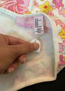 Vintage Barbie Floral Halter Top