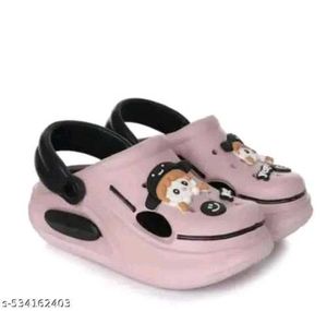 Cute Pink Character Clogs