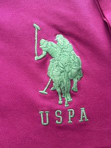 L  Polo Purple Men Half Sleeves T Shirt