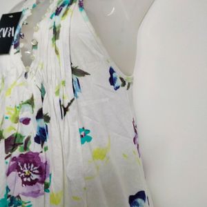 Beautiful Zara Branded Dress 🤍💚🧡