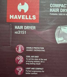 NEW Compact HAIR DRYER.