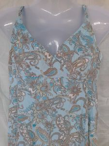 Paisley Sundress - Light Blue
