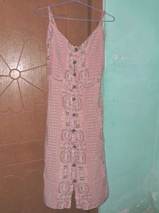 Boho Paisley Button-Front Dress
