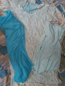 Suit Set Of 3 Duppata Salwar Jumper