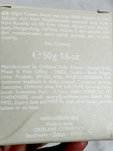 Oriflame Optimals Even Out Night Cream