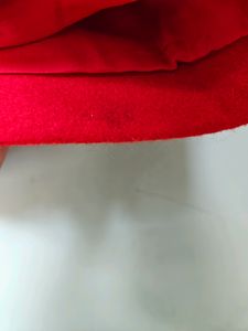Vibrant Red Wool Coat