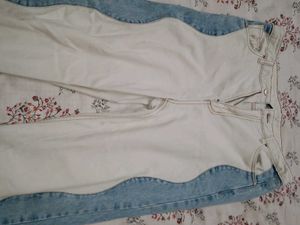 Unique Two-Tone Jeans