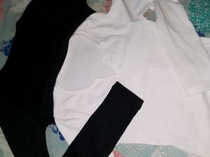 Black &amp; White Long Sleeve Top Bundle