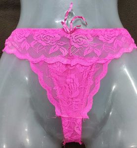 Hot Pink Lace Thong 🔥