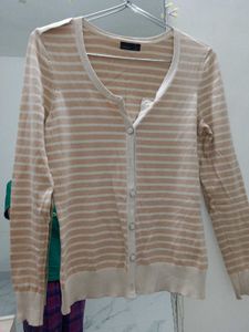 Light Grey Coat with Free Cardigan