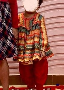 Cute Kids Ethnic Party Outfit