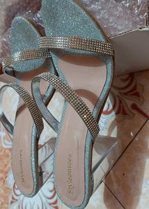 Rhinestone Transperant Heels