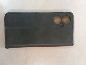Black Leather Phone Cover