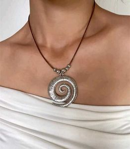 Spiral Statement Necklace