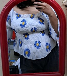 Blue Pinteresty Top