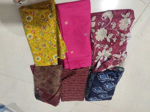 Cut Pieces Of Dress Material Suit Combo