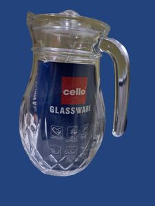 New Cello Glass Jar