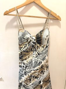 Beautiful Abstract Print Mini Dress